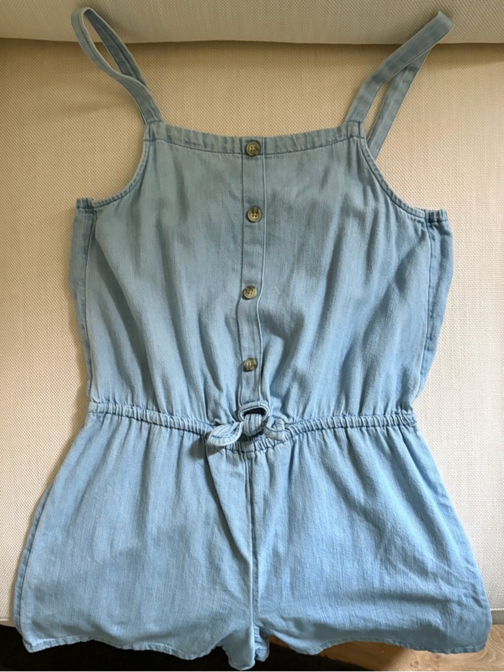 Chambry Girls' Shorts Romper One-Piece